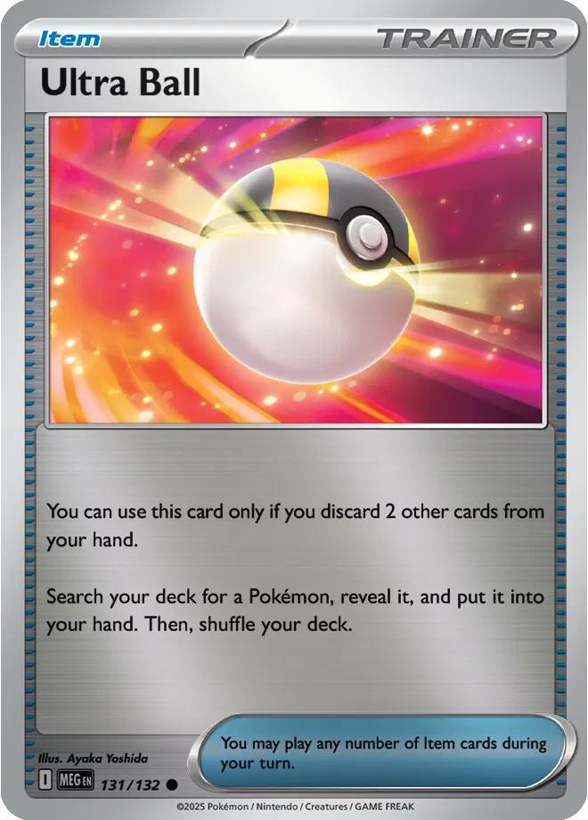 Ultra Ball Mega Evolution Common • 131/132 Reverse Holofoil
