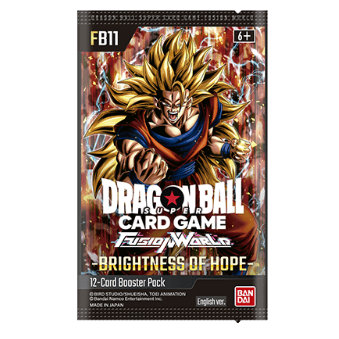 1x Dragon Ball Super Fusion Brightness Of Hope Booster Pack ENGLISH FB11