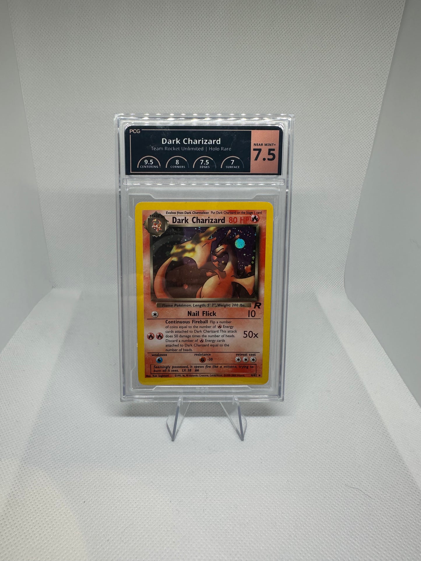 Dark Charizard Holo Rare PCG 7.5