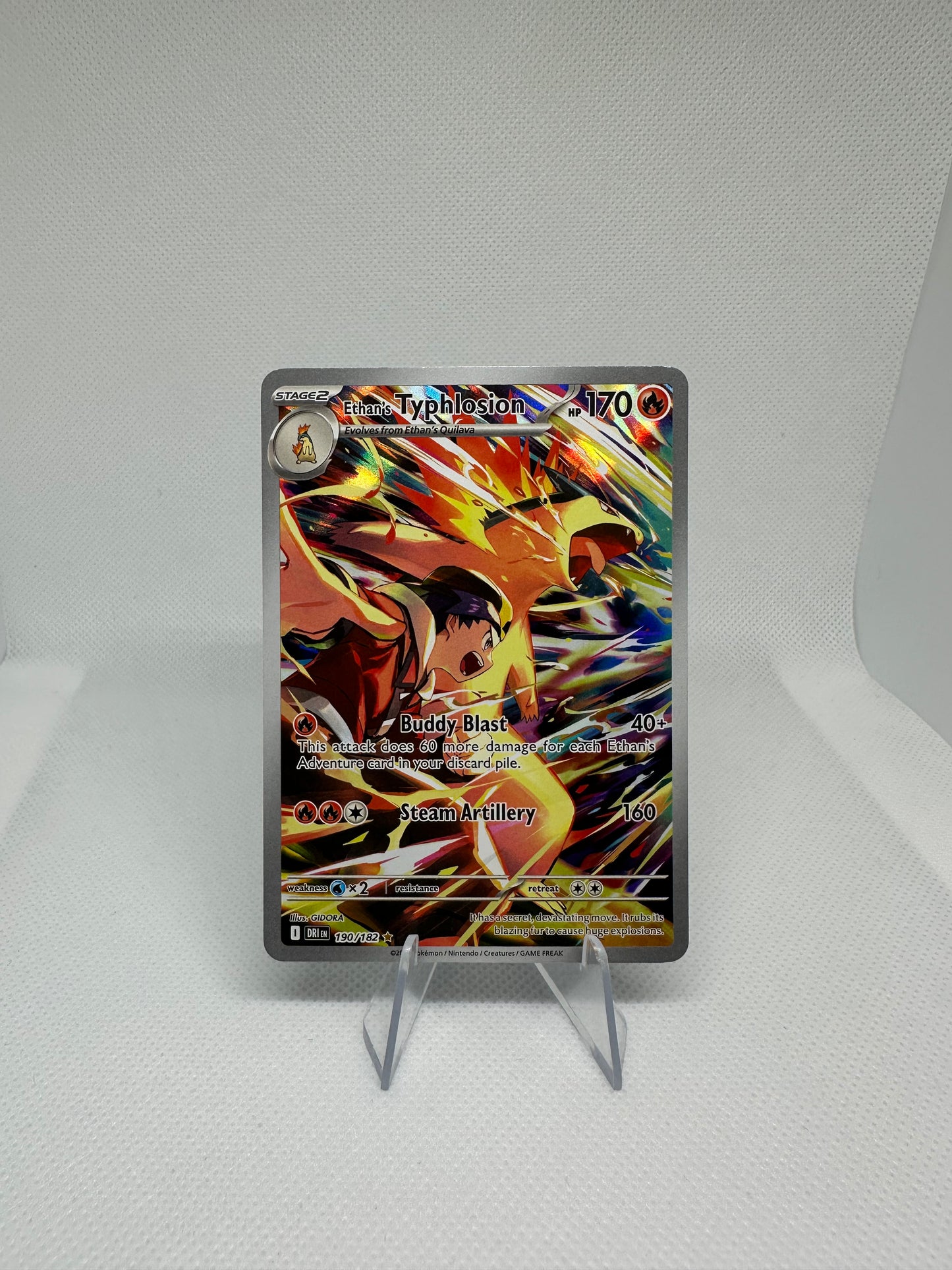 Ethan's Typhlosion Destined Rivals Illustration Rare