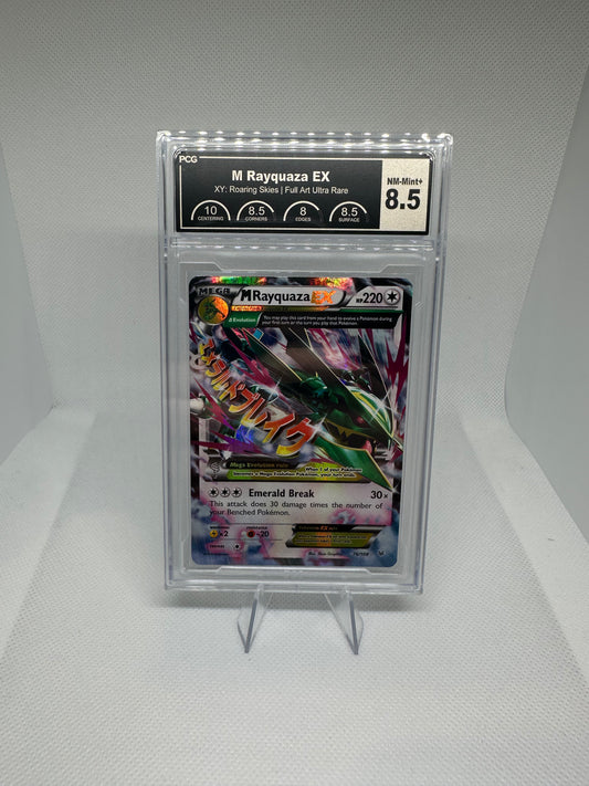 Mega Rayquaza EX Roaring Skies PCG 8.5