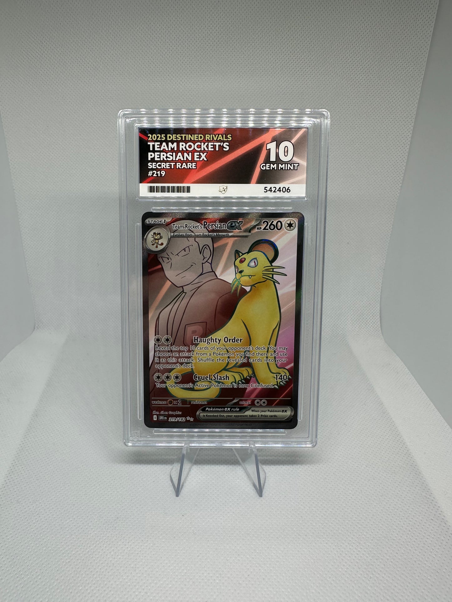 Team Rocket's Persian Ultra Rare Ace 10