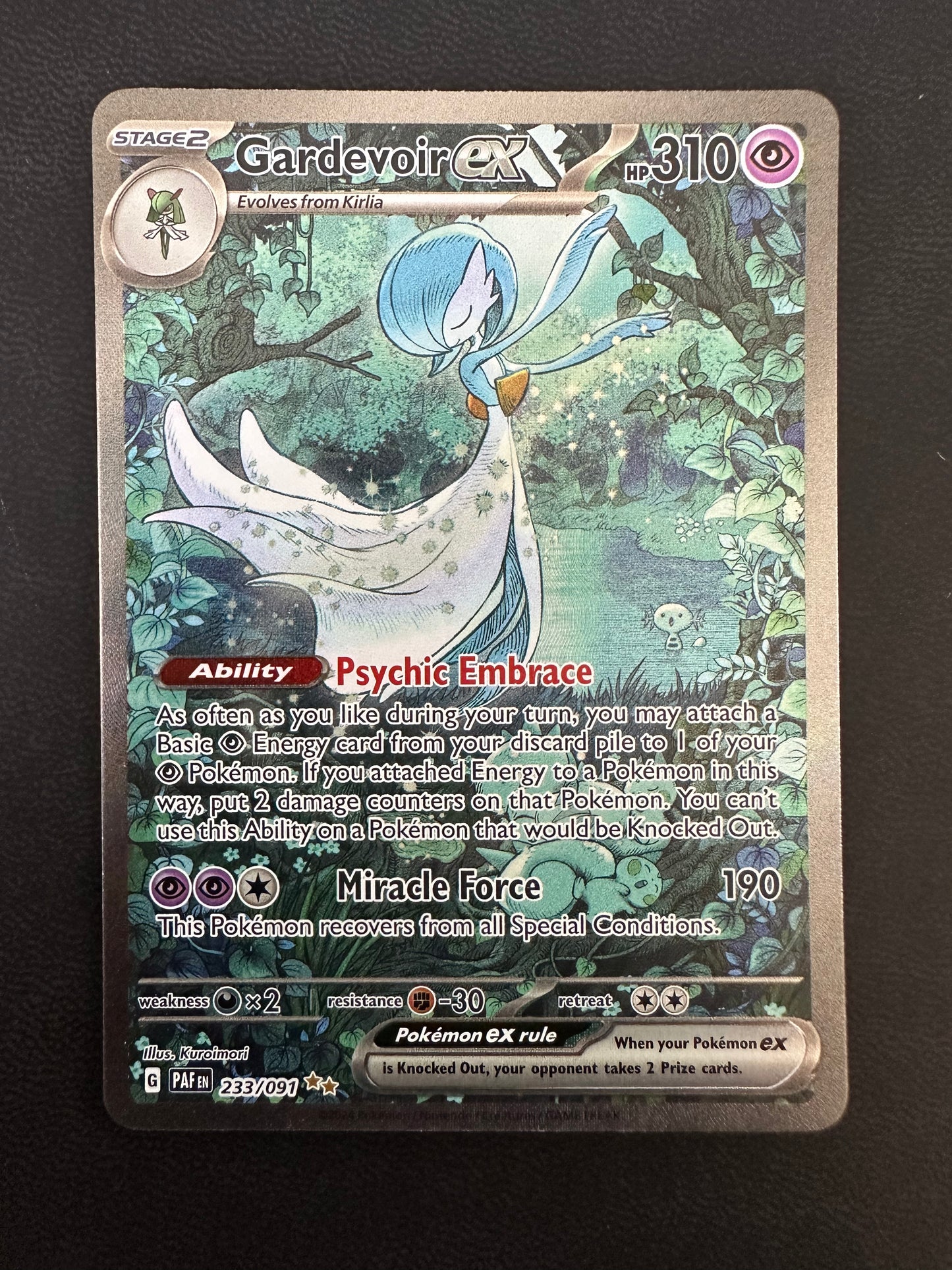 Gardevoir Ex Paldean Fates Special Illustration Rare