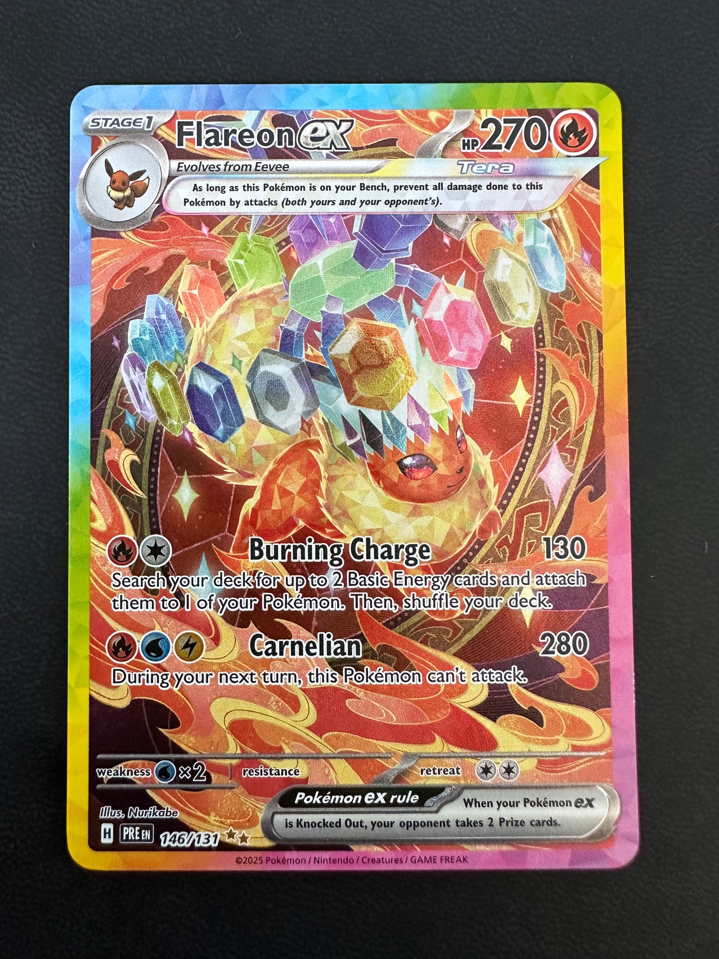 Flareon Prismatic Evolutions Special Illustration Rare