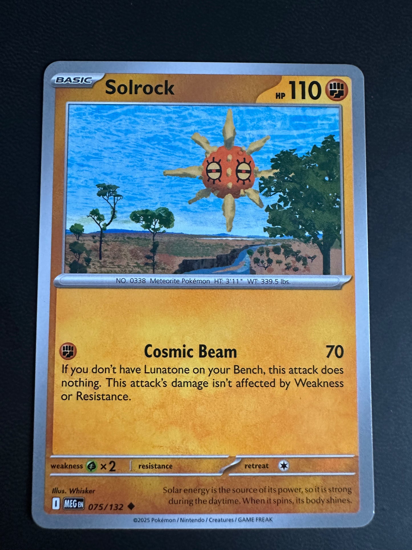 Solrock Mega Evolution Uncommon