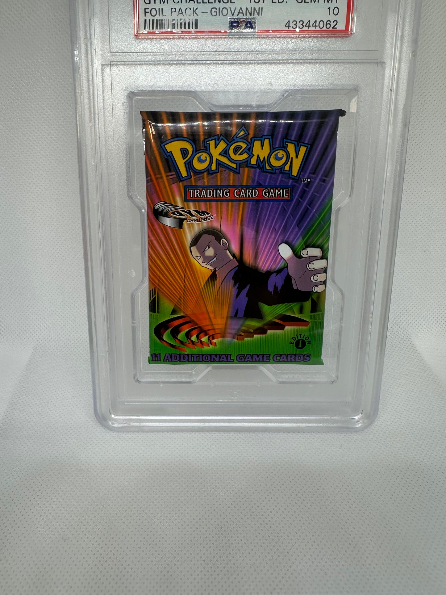 1st Edition GYM CHALLENGE Pack PSA 10