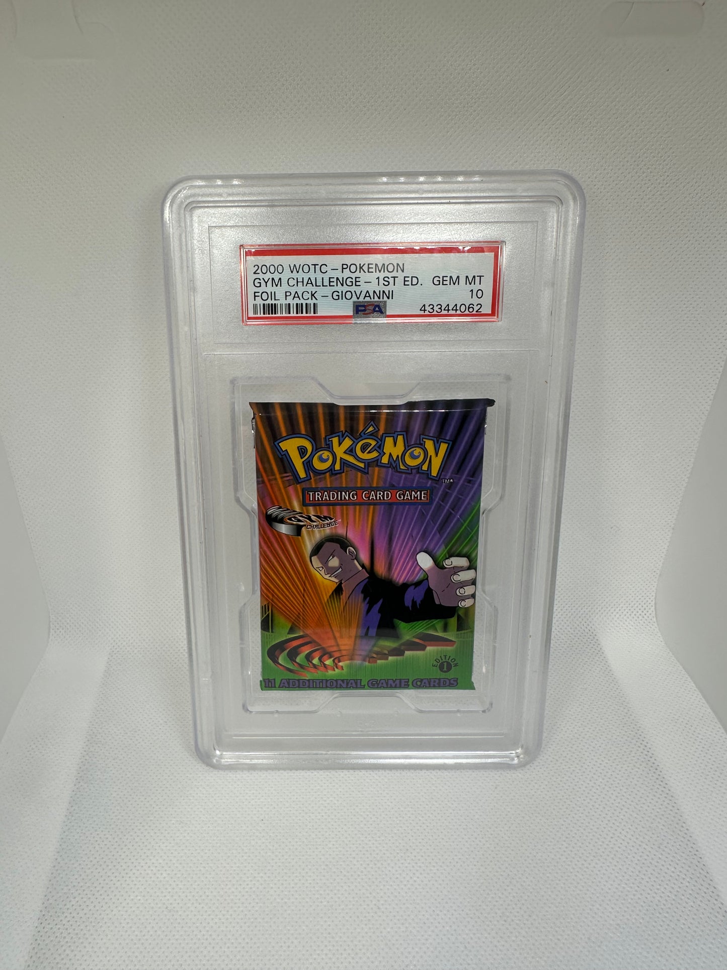 1st Edition GYM CHALLENGE Pack PSA 10