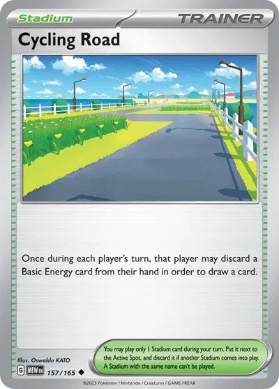 Cycling Road SV: 151 Uncommon • 157/165 Reverse Holofoil