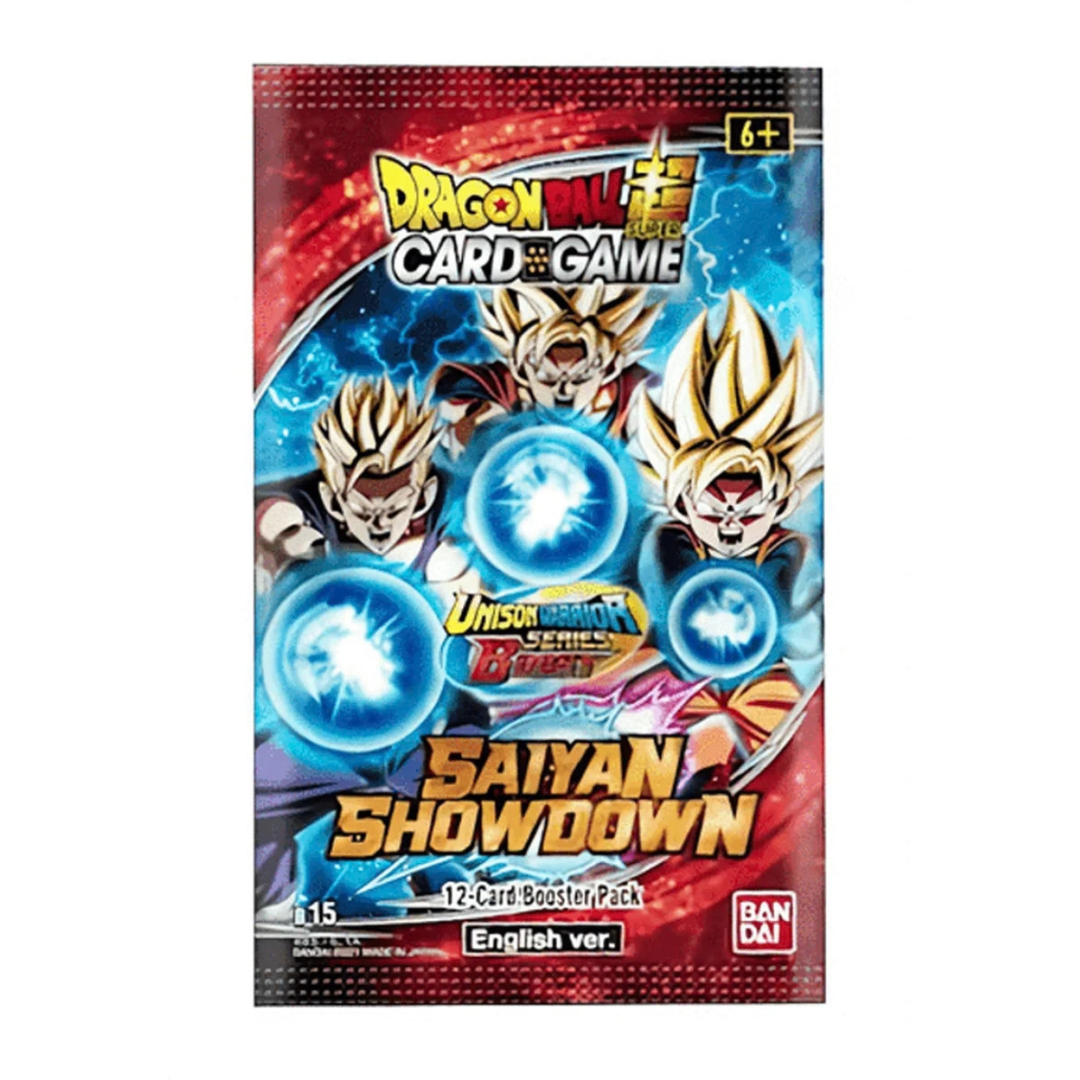 1x Dragon Ball Super Masters Saiyan Showdown Unison Warrior UW6 Booster Pack