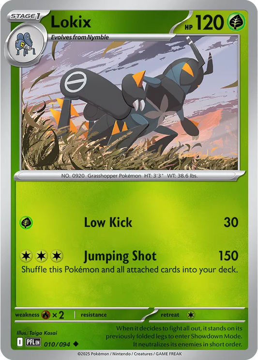 Lokix Phantasmal Flames Uncommon • 010/094 Reverse Holofoil