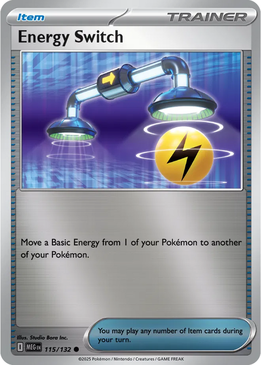 Energy Switch Mega Evolution Common • 115/132 Reverse Holofoil