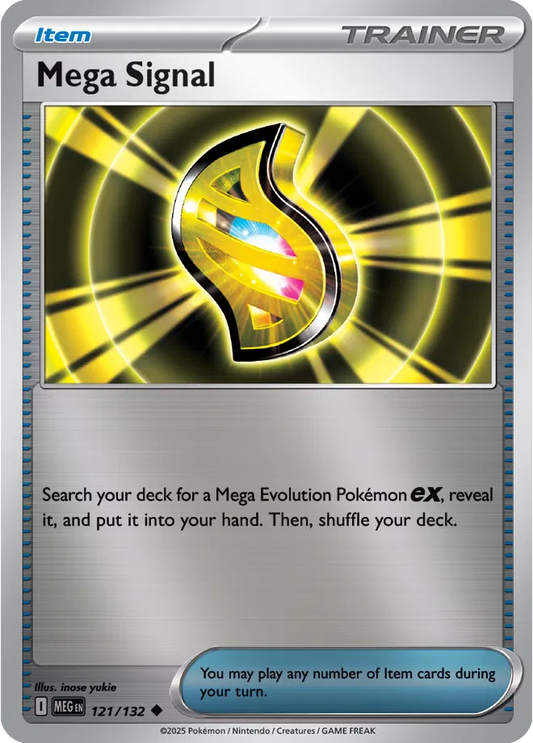 Mega Signal Mega Evolution Uncommon • 121/132 Reverse Holofoil