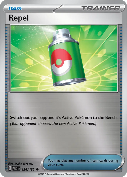 Repel Mega Evolution Uncommon • 126/132 Reverse Holofoil