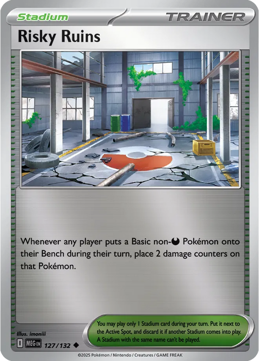 Risky Ruins Mega Evolution Uncommon • 127/132 Reverse Holofoil