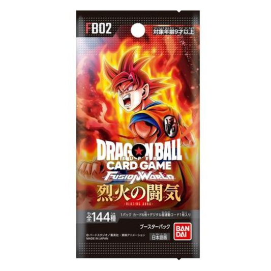 1x Fusion BLAZING AURA JP Booster Pack