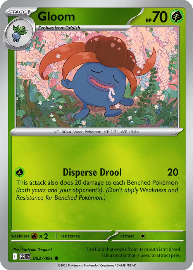 Gloom Phantasmal Flames Common • 002/094 Reverse Holofoil