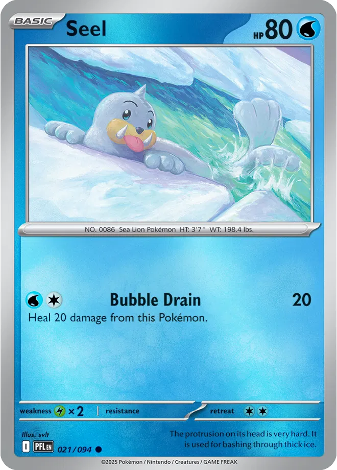 Seel Phantasmal Flames Common • 021/094 Reverse Holofoil