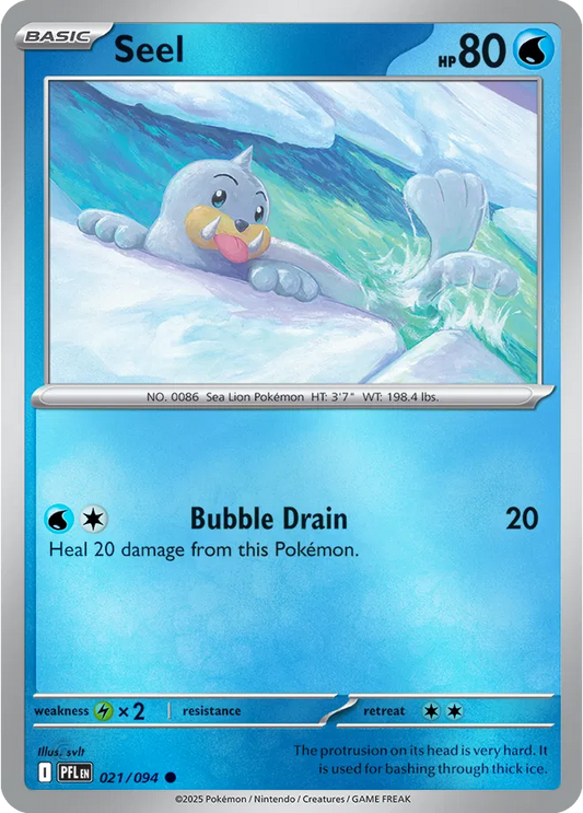 Seel Phantasmal Flames Common • 021/094 Reverse Holofoil