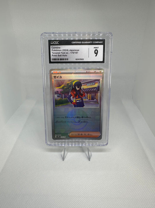 Carmine Pokeball Holo CGC 9