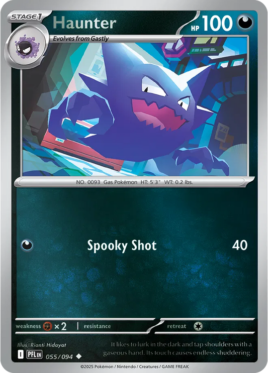 Haunter Phantasmal Flames Uncommon • 055/094 Reverse Holofoil