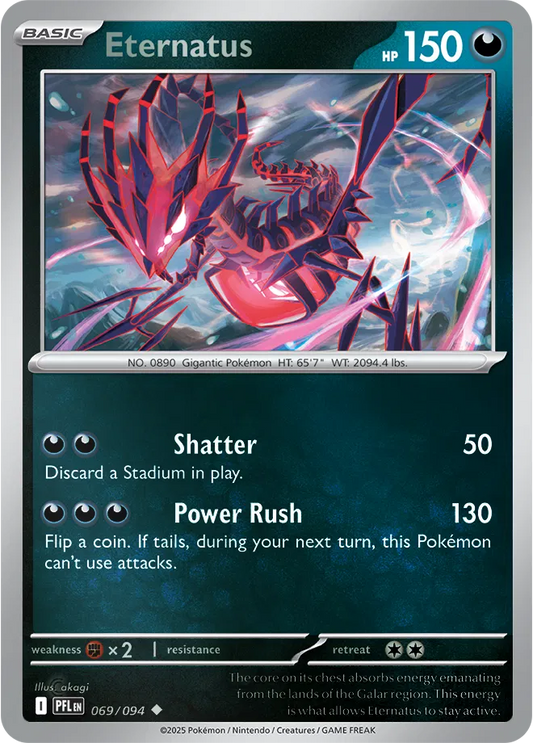 Eternatus Phantasmal Flames Uncommon • 069/094 Reverse Holofoil
