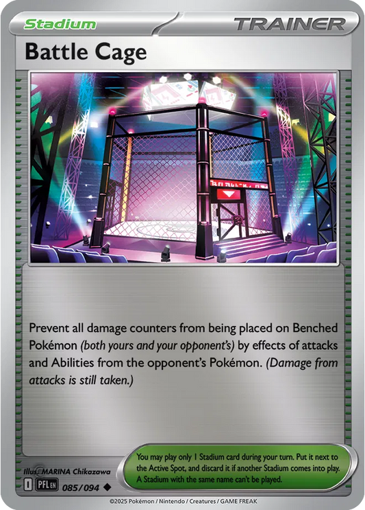 Battle Cage Phantasmal Flames Uncommon • 085/094 Reverse Holofoil