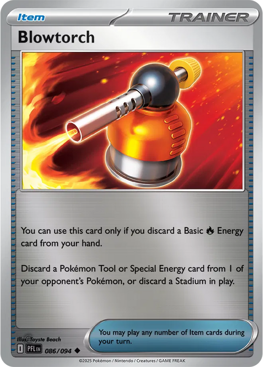 Blowtorch Phantasmal Flames Uncommon • 086/094 Reverse Holofoil