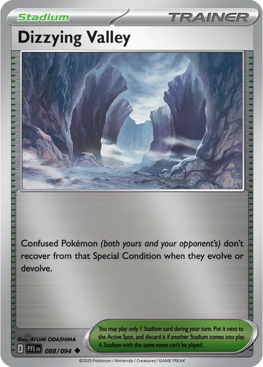 Dizzying Valley Phantasmal Flames Uncommon • 088/094 Reverse Holofoil