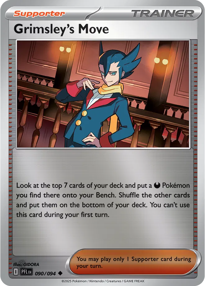 Grimsley's Move Phantasmal Flames Uncommon • 090/094 Reverse Holofoil