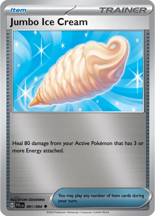 Jumbo Ice Cream Phantasmal Flames Uncommon • 091/094 Reverse Holofoil