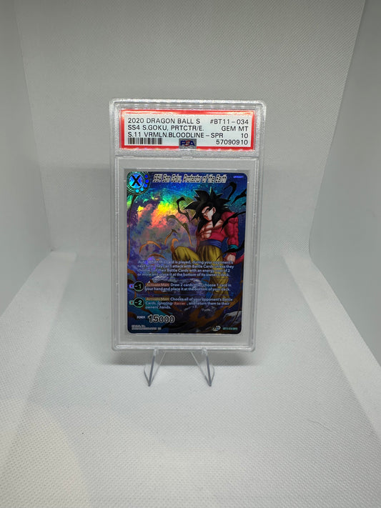 SS4 Son Goku, Protector Of Earth SPR PSA 10