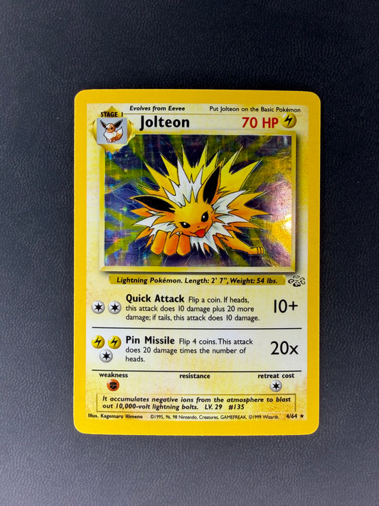 Jolteon Jungle Holo Rare • 4 Unlimited Holofoil