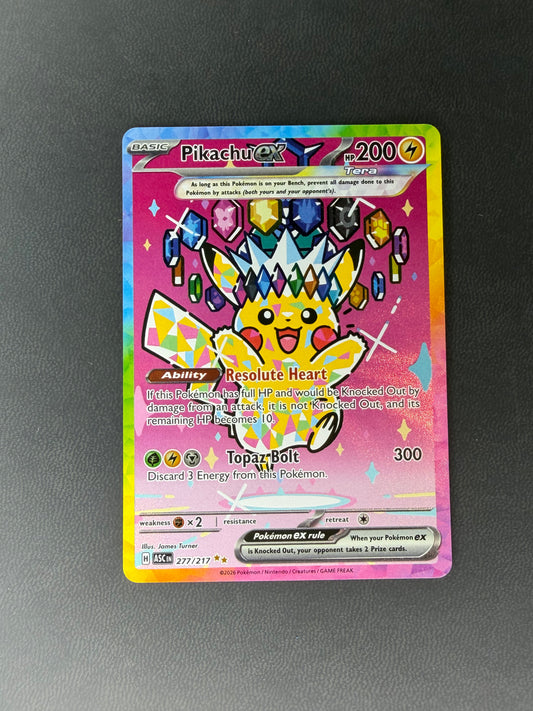 Pikachu ex Ascended Heroes Special Illustration Rare