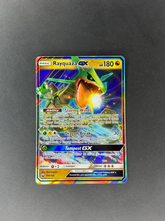 Rayquaza GX Celestial Storm Ultra Rare