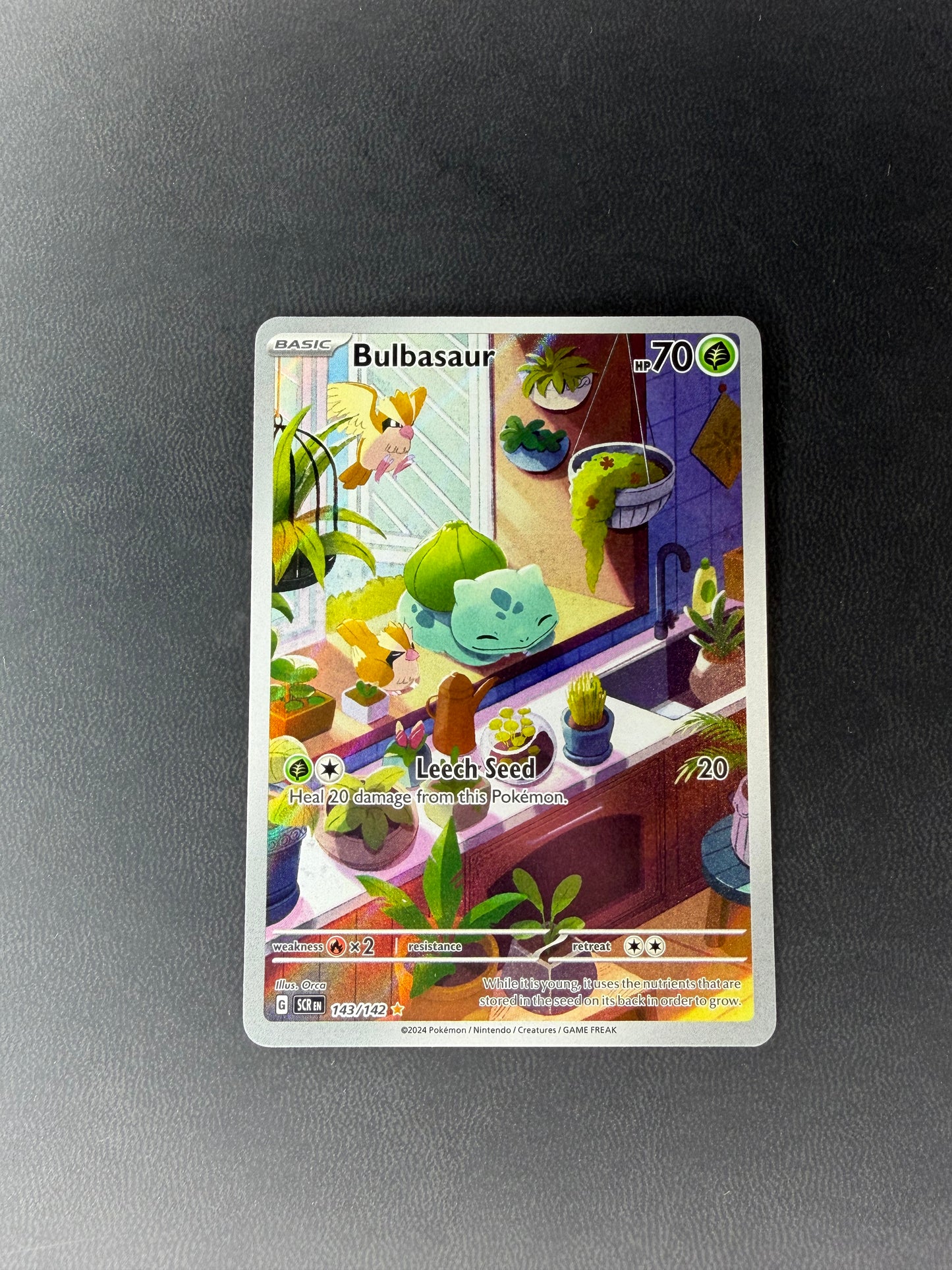 Bulbasaur Stellar Crown Illustration Rar