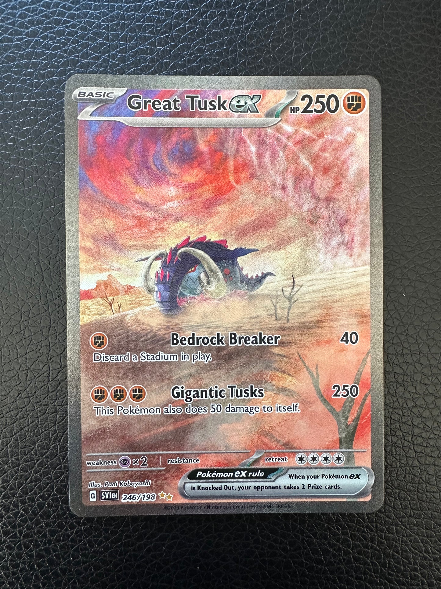 Great Tusk Special Illustration Rare SnV Base