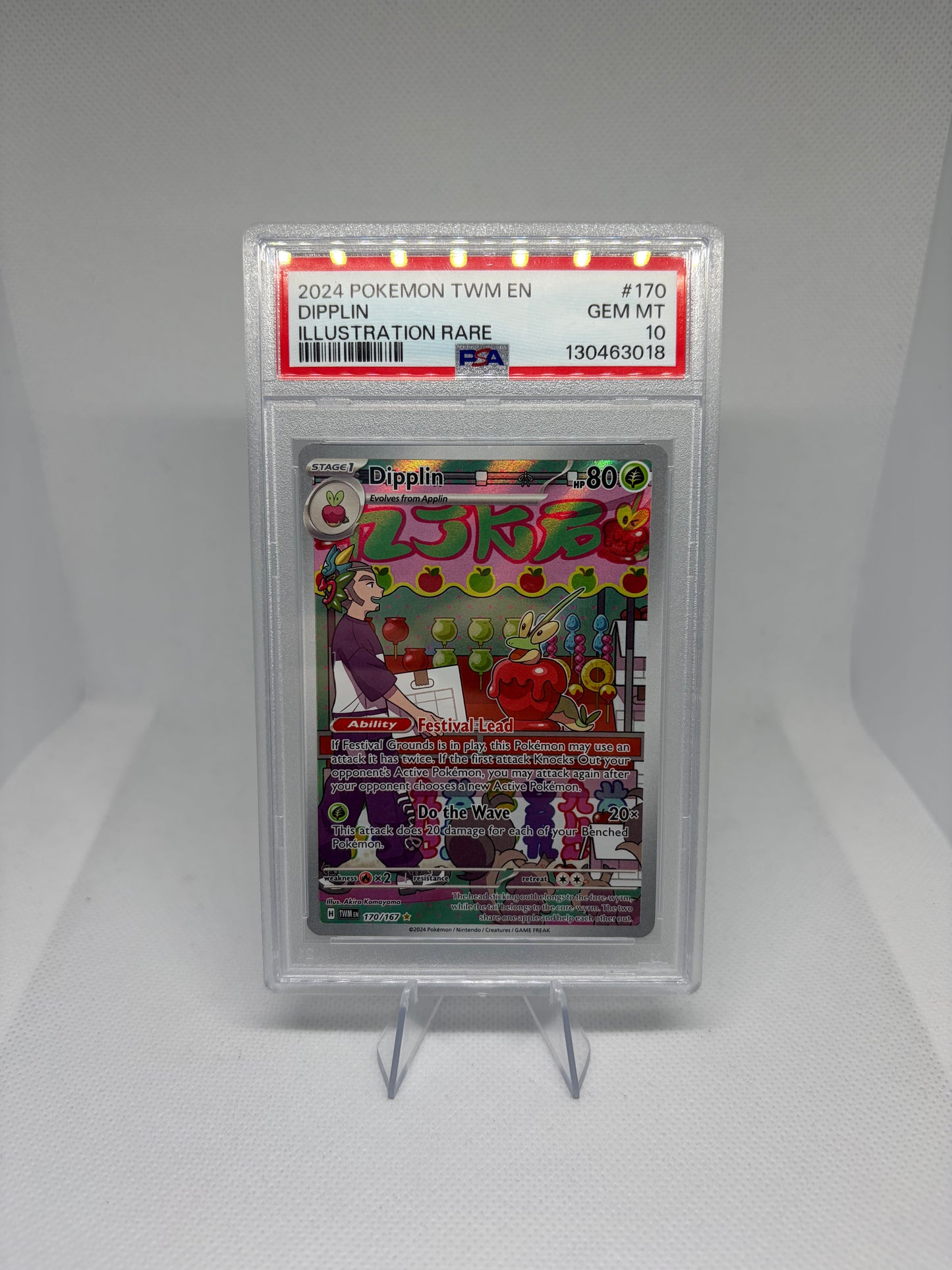 Dipplin Twilight Masquerade Illustration Rare PSA 10