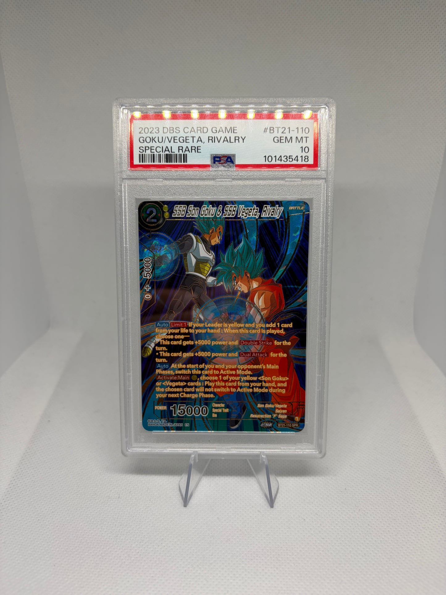 SSB Son Goku & SSB Vegeta, Rivalry (SPR) PSA 10