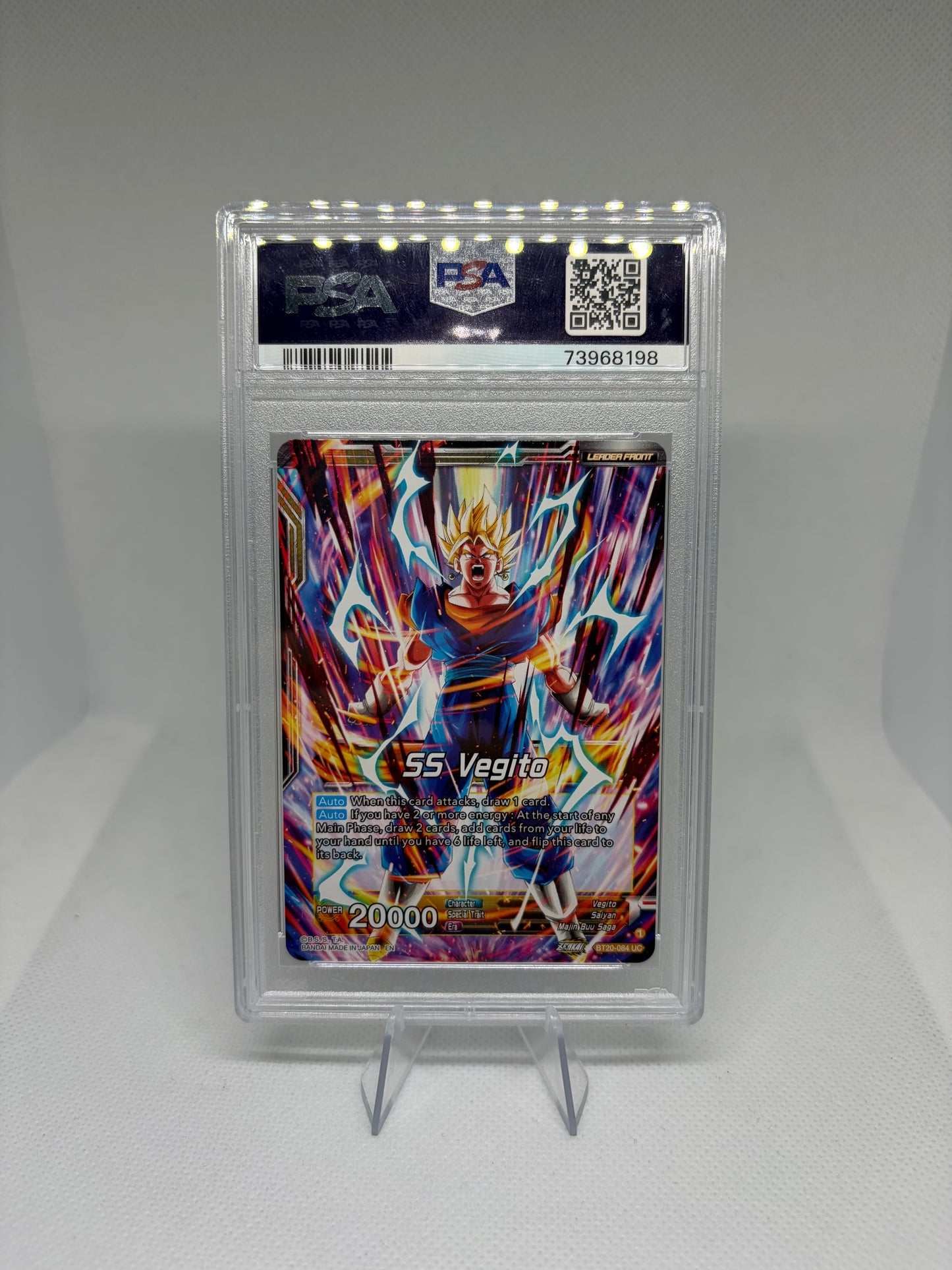 SS Vegito // Son Goku & Vegeta, Pre Release PSA 10