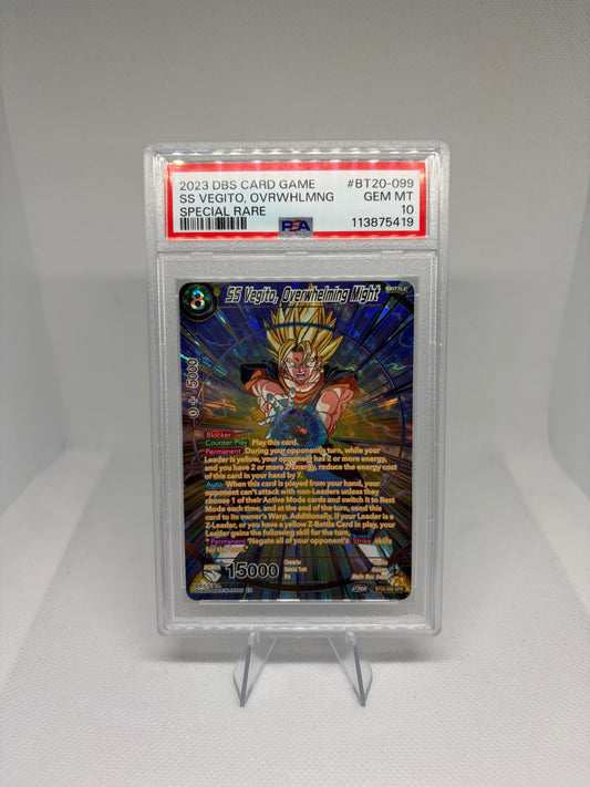 SS Vegito, Overwhelming Might (SPR) PSa 10