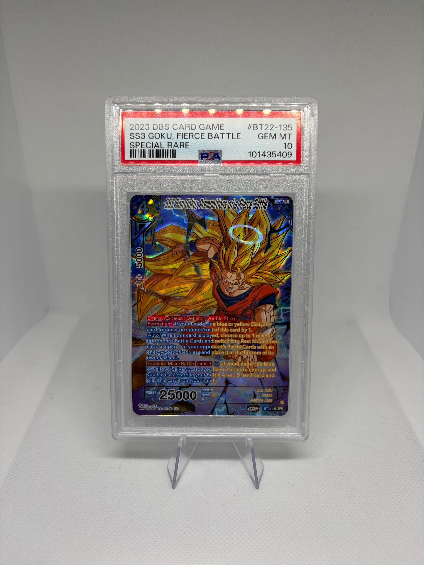SS3 Son Goku, Premonitions of a Fierce Battle (SPR) PSA 10
