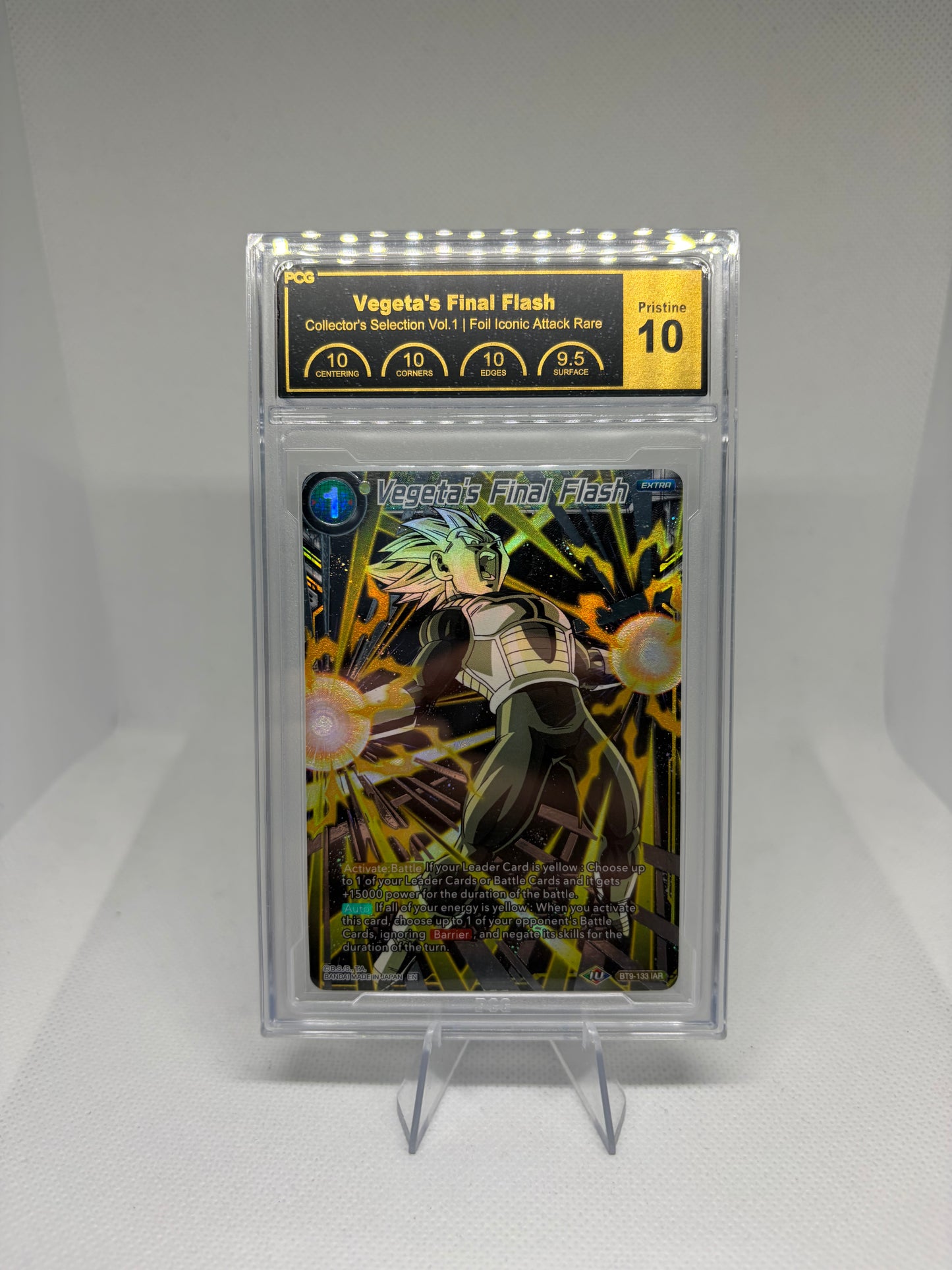 Vegeta's Final Flash Collector's Selection Vol. 1 Iconic Attack Rare PCG 10