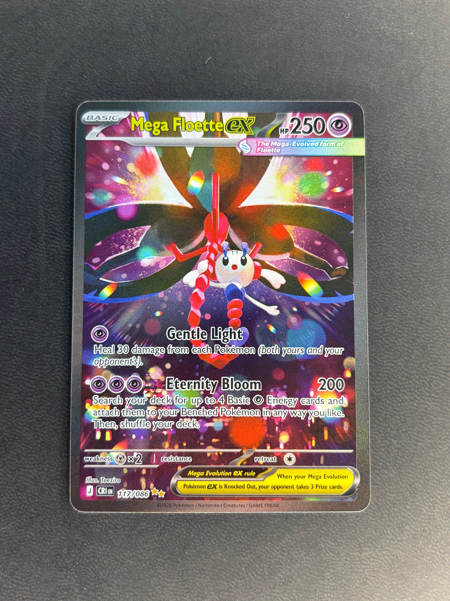 Mega Floette ex Chaos Rising Special Illustration Rare