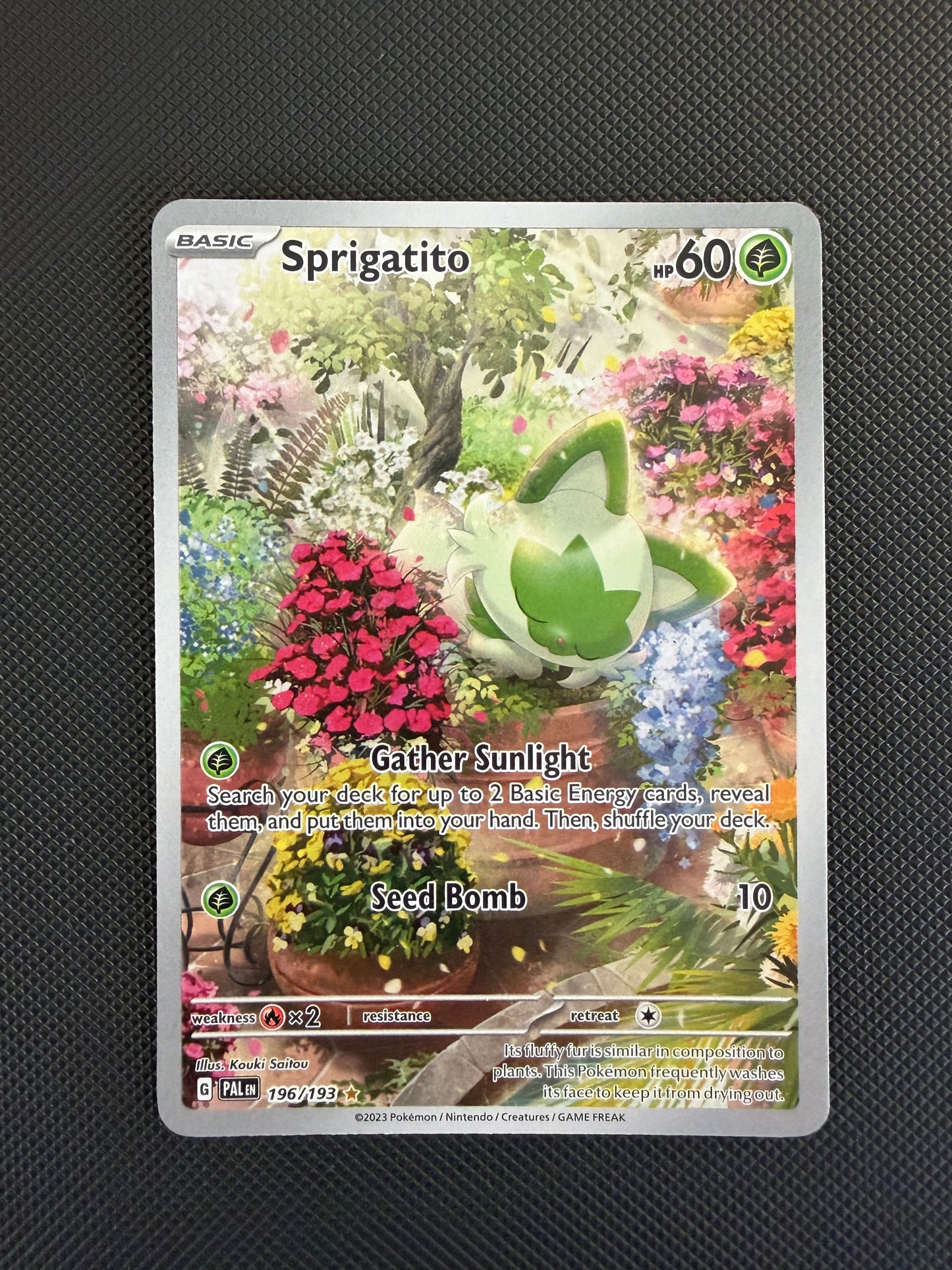 Sprigatito Paldea Evolved Illustration Rare