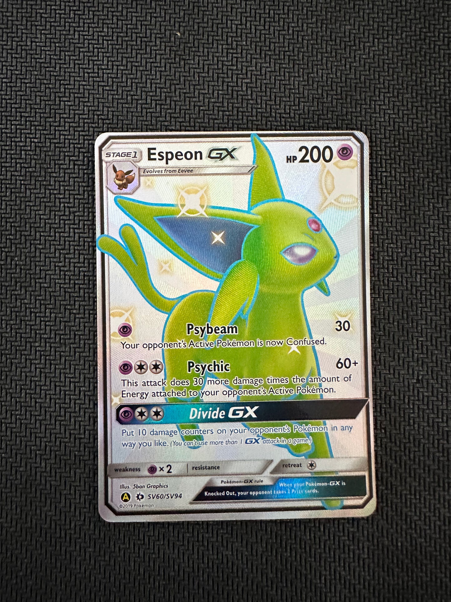 Espeon GX Shiny Holo Rare