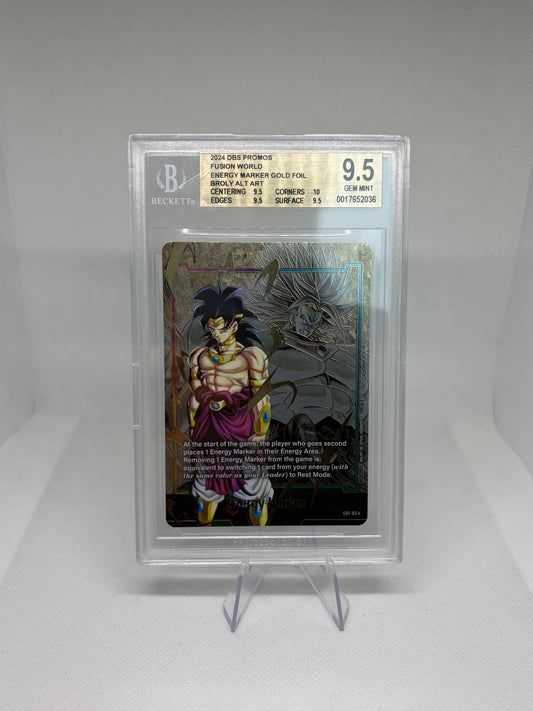 Broly Energy Marker (Gold) Fusion World Energy Markers BGS 9.5