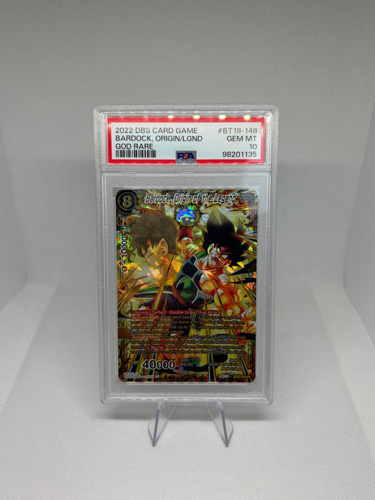 Bardock, Origin of the Legend (GOD RARE) PSA 10