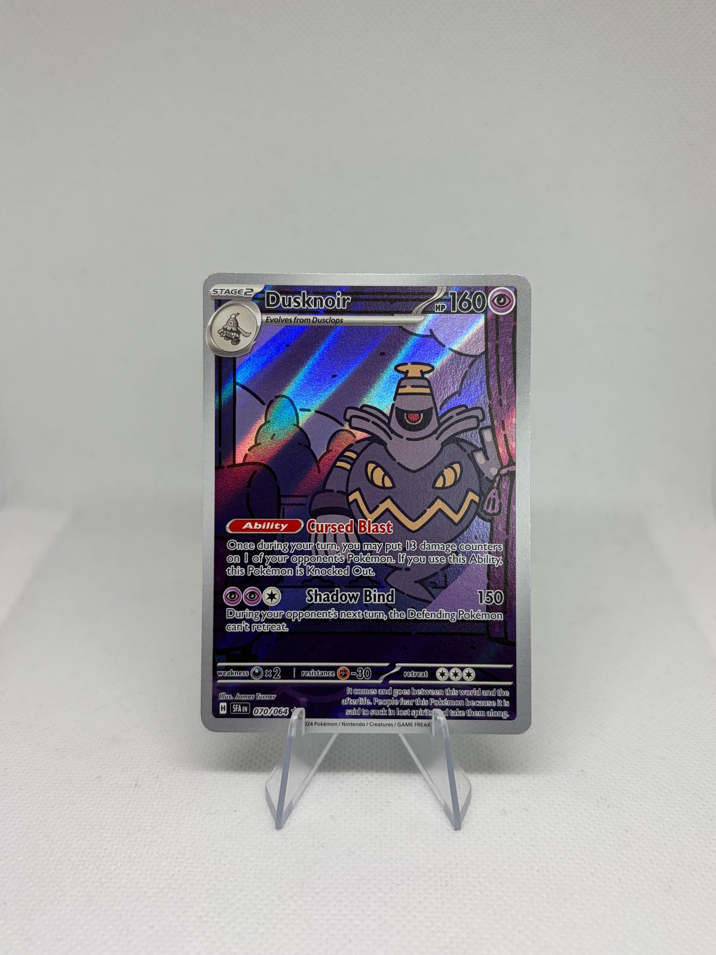 Dusknoir Shrouded Fable Illustration Rare