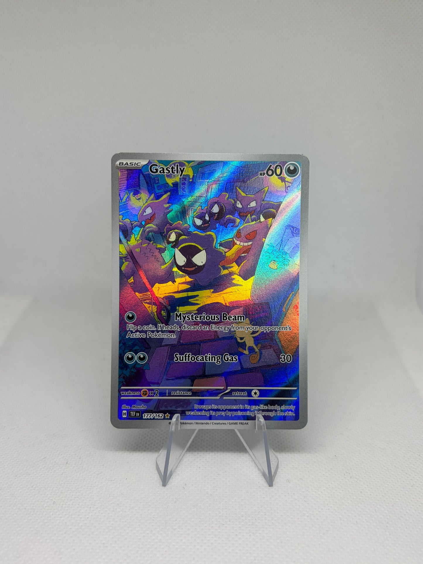 Gastly Temporal Forces Illustration Rare