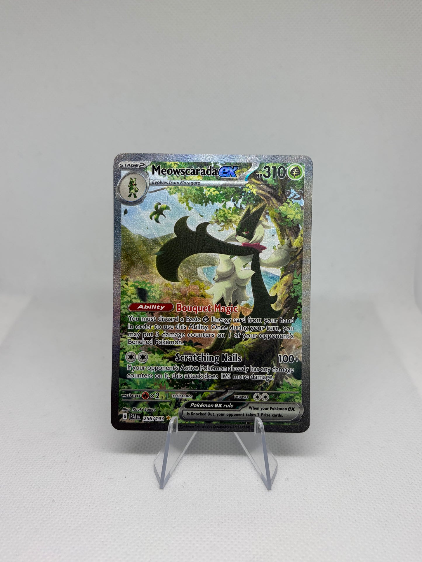 Meowscarada ex Paldea Evolved Special Illustration Rare